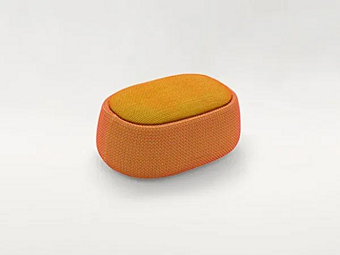 Пуф с контейнером из ткани PAOLA LENTI Shito B76D фабрика PAOLA LENTI из Италии