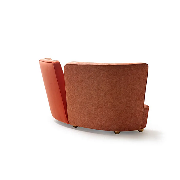 Диван с обитой спинкой на два места из ткани BAIA MARIONI I0310 фабрика MARIONI из Италии. Фото №3