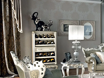 Деревянный стеллаж для бутылок из массива MODENESE GASTONE 12135 фабрика MODENESE GASTONE из Италии