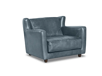 Кресло с мягкой спинкой из кожи BAXTER Bergere Longe фабрика BAXTER из Италии