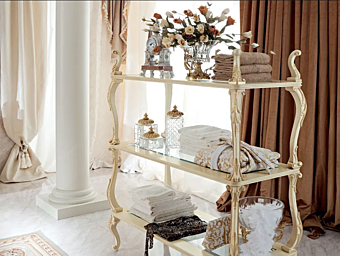 Открытая этажерка для ванной из дерева MODENESE GASTONE 13628 фабрика MODENESE GASTONE из Италии