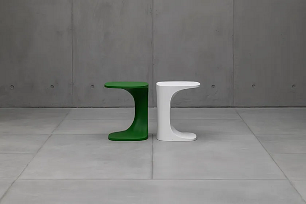 Кофейный столик квадратной формы из пластика для сада Kristalia Font 25FON03 фабрика Kristalia из Италии. Фото №6