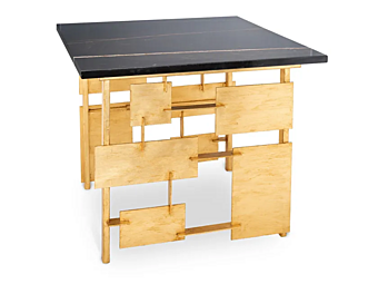 Кофейный столик квадратной формы из мрамора MARIONI  RAYMOND 02716 фабрика MARIONI из Италии