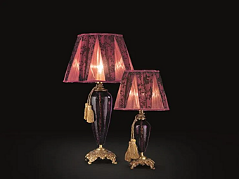 Прикроватная лампа из стекла и металла Barocco Euroluce Lampadari LG1 LP1 Прикроватная лампа из стекла и металла Barocco Euroluce Lampadari LG1 LP1 фабрика EUROLUCE LAMPADARi из Италии
