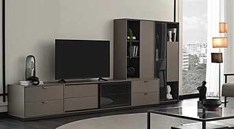 Книжный шкаф, модуль ТВ-стенки ENZA HOME Berta