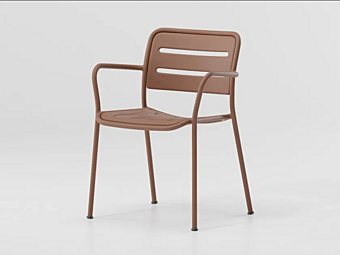 Складное алюминиевое кресло для сада KETTAL Village KS1300100 фабрика KETTAL из Италии