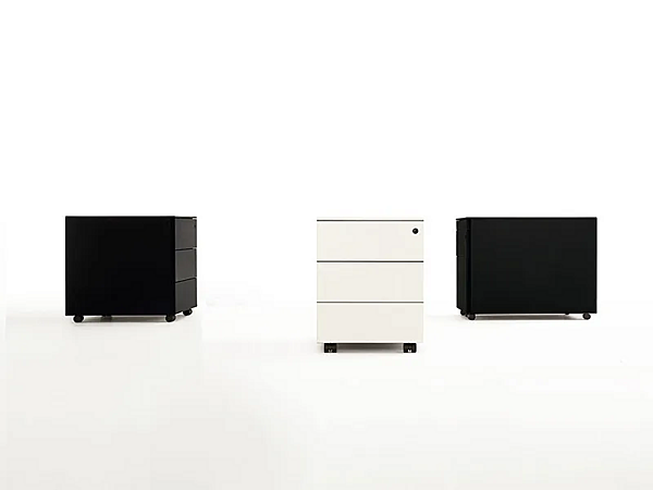 тумба с ящиками на колесах из металла Kristalia BUREAU 20BUR01 фабрика Kristalia из Италии. Фото №3