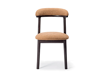 Стул с обитой спинкой из ткани BROSS  Lindy 1830 фабрика BROSS из Италии