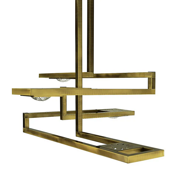 Подвесная LED лампа из латуни MARIONI Cecile 02803 фабрика MARIONI из Италии. Фото №2