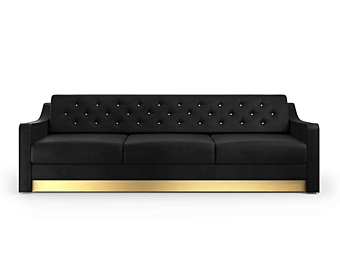 Диван на четыре места с обитой спинкой MARIONI Victor I0210 фабрика MARIONI из Италии