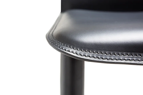 Барный стул с обитой спинкой из высококачественной кожи FASEM Relaix BAR фабрика FASEM из Италии. Фото №3