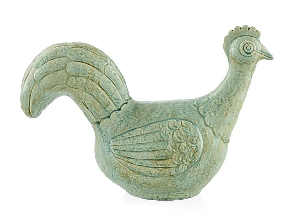 Керамическая скульптура Птица короткая MARIONI POP 00996B фабрика MARIONI из Италии. Фото №1