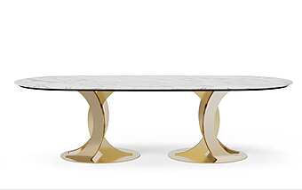 Овальный обеденный стол из дерев OPERA CONTEMPORARY Wendy 46016/22 фабрика OPERA CONTEMPORARY из Италии