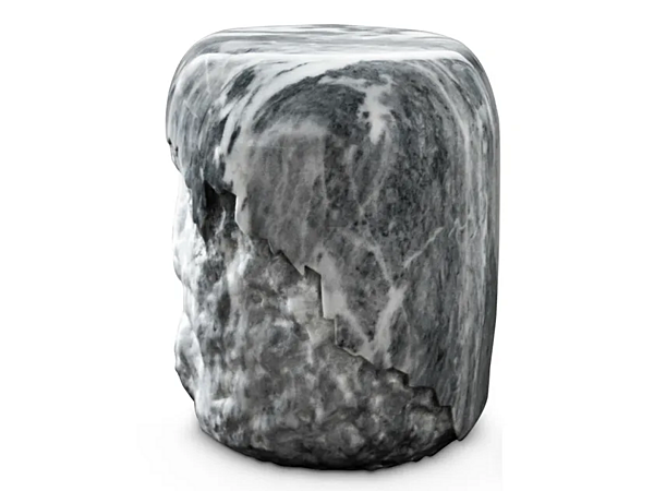 Твбурет из мрамора Carrara BRABBU Yoho фабрика BRABBU из Италии. Фото №2