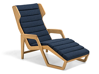 Шезлонг с подлокотниками из алюминия Molteni & C D 150 5 Шезлонг с подлокотниками из алюминия Molteni & C D 150 5 фабрика Molteni & C.(+VITRA) из Италии