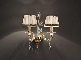 Настенный светильник с кристаллами Сваровски Euroluce Lampadari коллекции Midha A2 фабрика EUROLUCE LAMPADARi из Италии