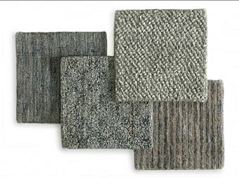 Коврик из хлопка коллекции Premium цвет синий-зеленый FLEXFORM фабрика FLEXFORM из Италии