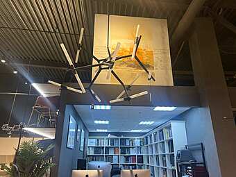 Подвесная люстра ST Luce Bastoni Art. SL947.402.20 Подвесная люстра ST Luce Bastoni Art. SL947.402.20 фабрика ST Luce из Италии