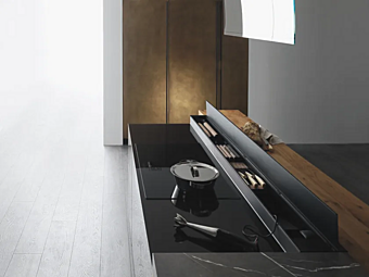 Кухня с оборудованием из дерева VALCUCINE Logica Theca Кухня с оборудованием из дерева VALCUCINE Logica Theca фабрика VALCUCINE из Италии