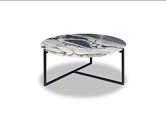 Круглый кофейный стол из камня BAXTER Icaro фабрика BAXTER из Италии