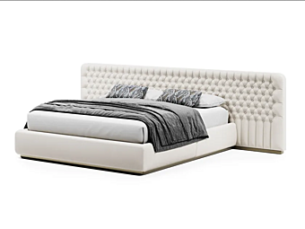 Двуспальная кровать из кожи с tufted подголовником Capital Collection OPERA OPE.LT Двуспальная кровать из кожи с tufted подголовником Capital Collection OPERA OPE.LT фабрика Capital Collection из Италии