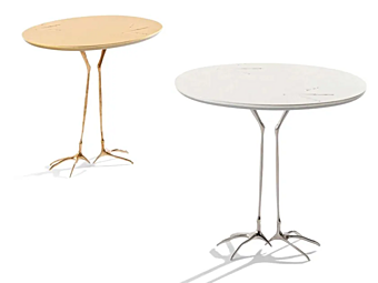 Овальный боковой стол из дерева CASSINA Traccia фабрика CASSINA из Италии