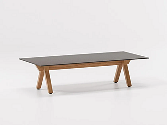 Прямоугольный кофейный стол из алюминия KETTAL  Vieques KS4102800 фабрика KETTAL из Италии