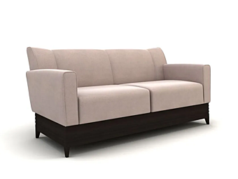 Диван с мягкой спинкой на три места из ткани Laurence MARIONI I0232 фабрика MARIONI из Италии