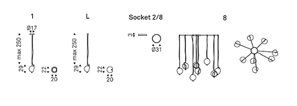 Подвесной Светильник CATTELAN ITALIA TC Studio CODY фабрика CATTELAN ITALIA из Италии. Фото №4