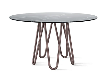 Круглый мраморный стол Meduse CASAMANIA & HORM фабрика Casamania & HORM из Италии