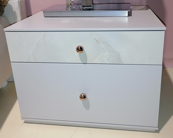 Турция Piedra Тумба прикроватная    art. 07.130.0530 фабрика Enza Home из Италии. Фото №1