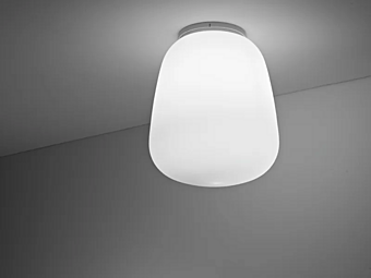 Стеклянная потолочная лампа Fabbian Lumi Baka Стеклянная потолочная лампа Fabbian Lumi Baka фабрика Fabbian из Италии