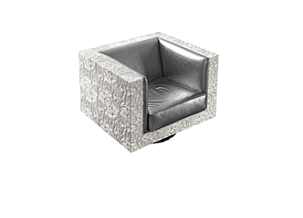 Обитое деревянное кресло с подлокотниками BIZZOTTO ITALIA  Rebecca 695B