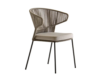 Складной стул с обитой спинкой из ткани POTOCCO Ola 923 P-IMP фабрика POTOCCO из Италии