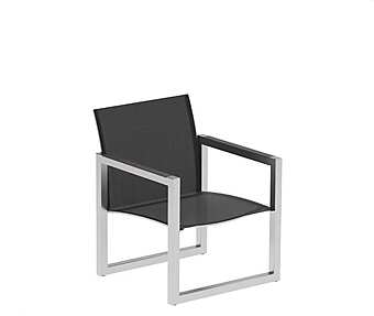 Кресло низкое для улицы и сада ROYAL BOTANIA Ninix NNX 77T фабрика ROYAL BOTANIA из Италии