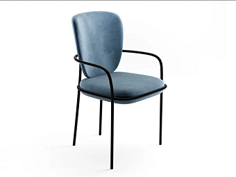 Кресло с подлокотниками обитое тканью INNOVA Imbottiti Mies фабрика Innova Imbottiti из Италии