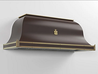 Настенная профессиональная вытяжка из крашеного металла с интегрированным освещением Officine Gullo CPP013 CPP013 фабрика Officine Gullo из Италии