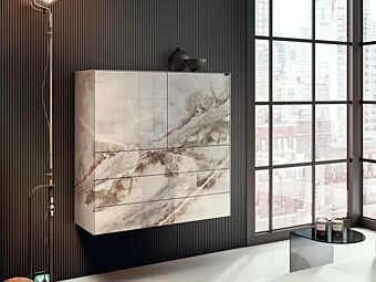 Подвесной стеклянный шкаф Materia LAGO 1016B 1016B фабрика LAGO из Италии