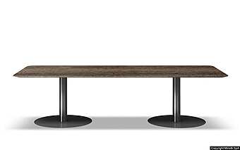 Стол MINOTTI Bellagio "Dining" Pewter Стол MINOTTI Bellagio "Dining" Pewter фабрика Minotti из Италии