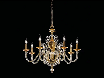 Люстра с кристаллами Donatello Alicante L8 Euroluce Lampadari Люстра с кристаллами Donatello Alicante L8 Euroluce Lampadari фабрика EUROLUCE LAMPADARi из Италии