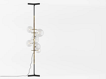 Напольная лампа из blown crystal коллекции Gallotti&Radice Bolle Verticale Напольная лампа из blown crystal коллекции Gallotti&Radice Bolle Verticale фабрика Gallotti & Radice из Италии