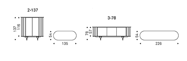 Буфет CATTELAN ITALIA Tosca Design COSTES фабрика CATTELAN ITALIA из Италии. Фото №3