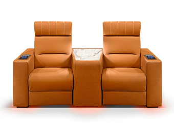 Секционное кресло для домашнего кинотеатра с мягкой спинкой FORMITALIA Dustin фабрика FORMITALIA из Италии