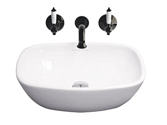 Накладная раковина для ванной комнаты из керамики Gentry Home Bourne фабрика Gentry Home из Италии