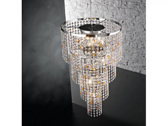 Люстра с кристаллами в форме звезд Euroluce Lampadari S11 фабрика EUROLUCE LAMPADARi из Италии