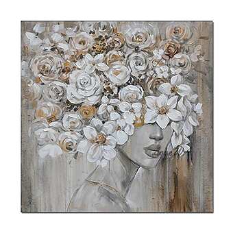 Картина итальянского художника, холст, масло Dipinto art. z721 100×100 фабрика BUBOLA&NAIBO из Италии