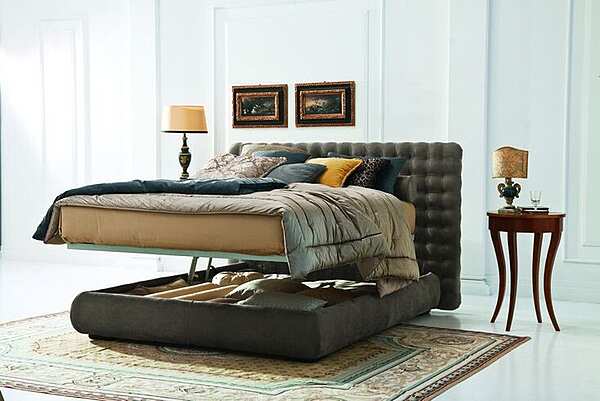 Кровать TWILS Chocolat 12Z15Q78N фабрика TWILS (VENETA CUSCINI) из Италии. Фото №6