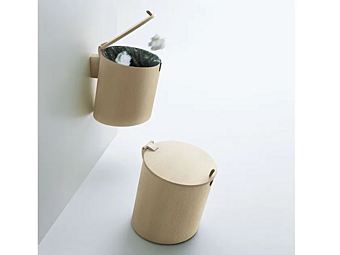 Мусорное ведро из многослойного дерева для ванной AGAPE Multi Layer Wood Мусорное ведро из многослойного дерева для ванной AGAPE Multi Layer Wood фабрика Agape из Италии