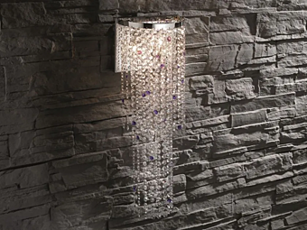 Настенное освещение с кристаллами звёзд Euroluce Lampadari A2 фабрика EUROLUCE LAMPADARi из Италии