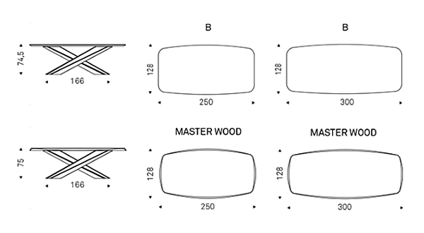 Обеденный Стол CATTELAN ITALIA Renato Guerra LANCER Wood фабрика CATTELAN ITALIA из Италии. Фото №6